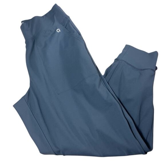 Women's GapFit Studio High Rise Jogger Sz Small Petite Scholastic Grey Soft - Picture 7 of 8